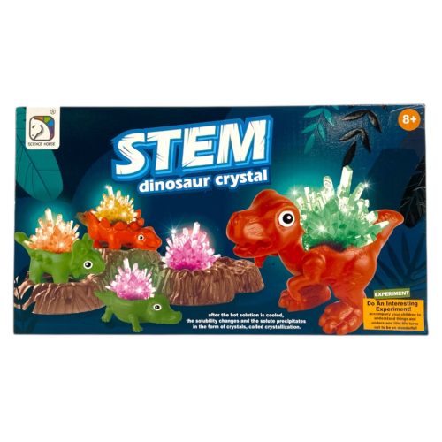 Kristálykészítő készlet dínós témában