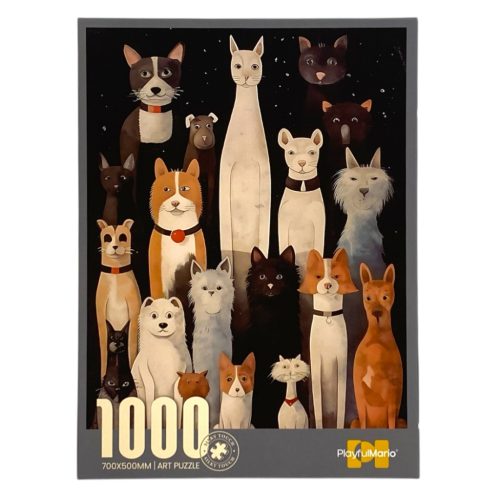 Puzzle – Kutyák és macskák, 1000 db-os