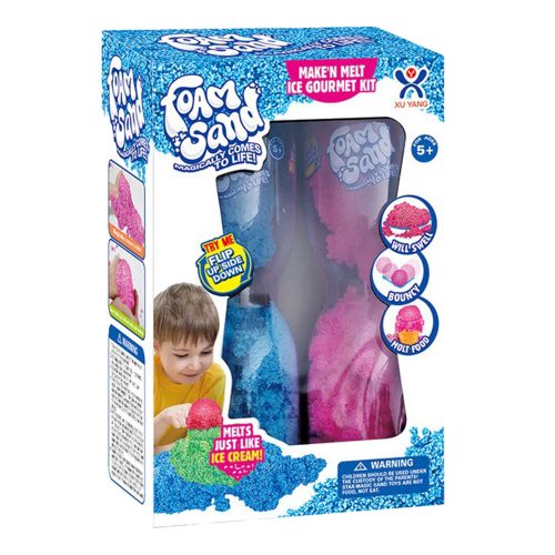Foam Sand varázshomok készlet – olvad, pattog, életre kel!