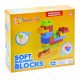 Soft Building Blocks puha építőkocka környezetbarát műanyagból
