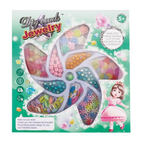 Szélforgós gyöngyfűző készlet