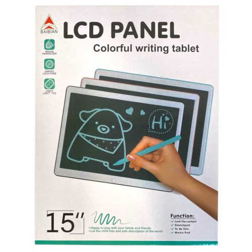 Rajzoló tábla LCD kijelzővel, három féle színben