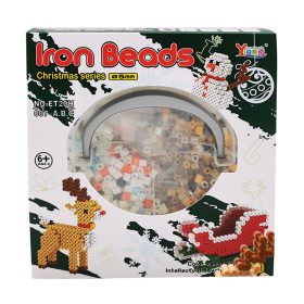 Karácsonyi vasalós gyöngy készlet sablonokkal