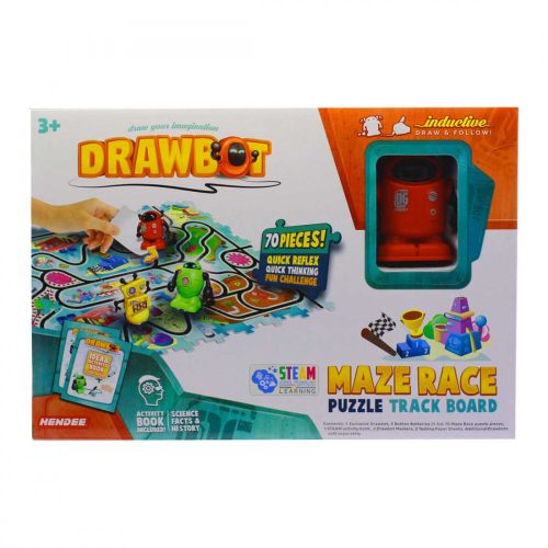 Drawbot vonalkövető, önjáró robot