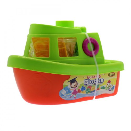 Building Blocks hajó maxi építőkockákkal