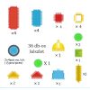 Hedgehog Blocks tüskeépítő készlet 36db-os