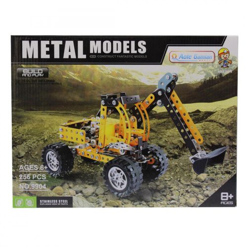 Metal models fém építőkészlet munkagépes