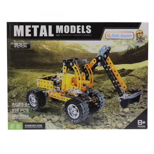 Metal models fém építőkészlet munkagépes