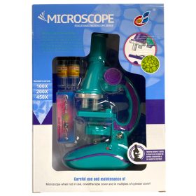 Mikroszkóp készlet, 450x nagyítás, két féle színben