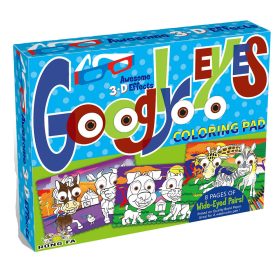   Googy Eyes Coloring pad - Vízzel színezős könyv 3D szemüveggel