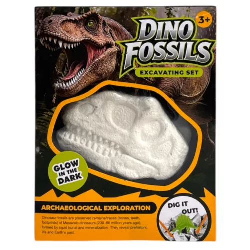 Régész dinoszaurusz ásatós játék szett