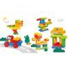 Építőkocka készlet, 80 db-os