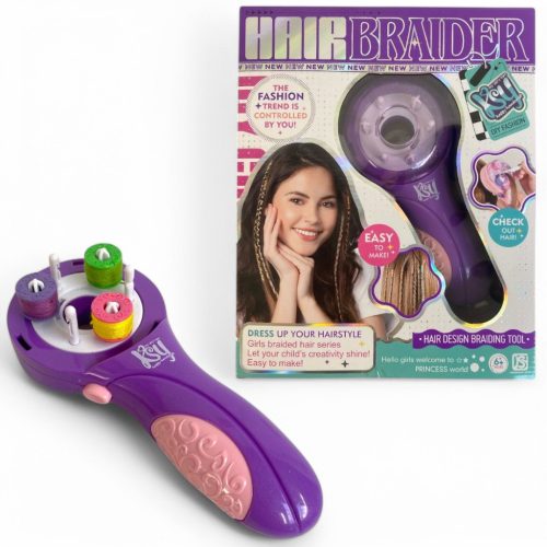 Kreatív Hajfonó Készlet – Színes frizurák pillanatok alatt!