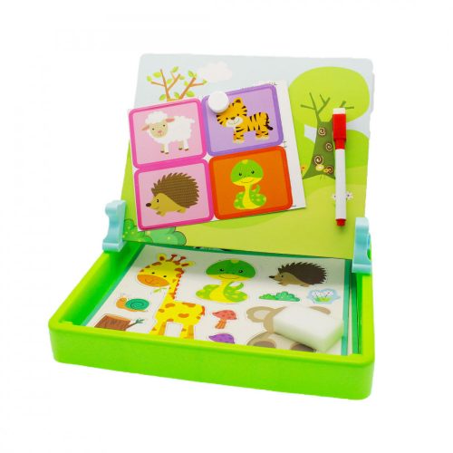 Mágneses puzzle tárolóval