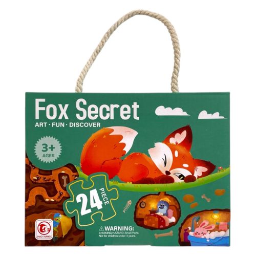 Puzzle – Róka és madarak, 24 darabos