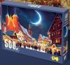 Puzzle karácsonyi vásár 500 darabos