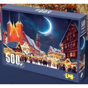 Puzzle karácsonyi vásár 500 darabos