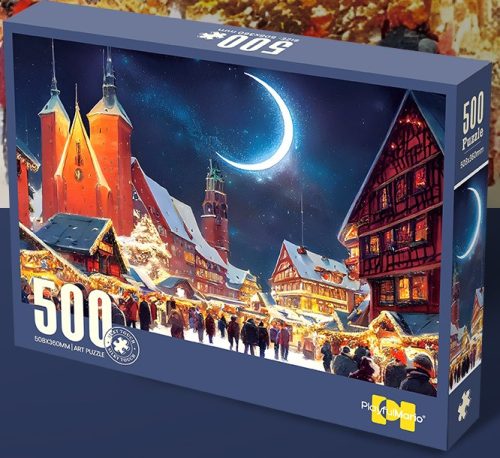 Puzzle karácsonyi vásár 500 darabos