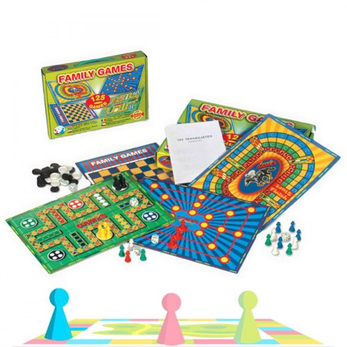 Családi játékgyűjtemény 125 féle