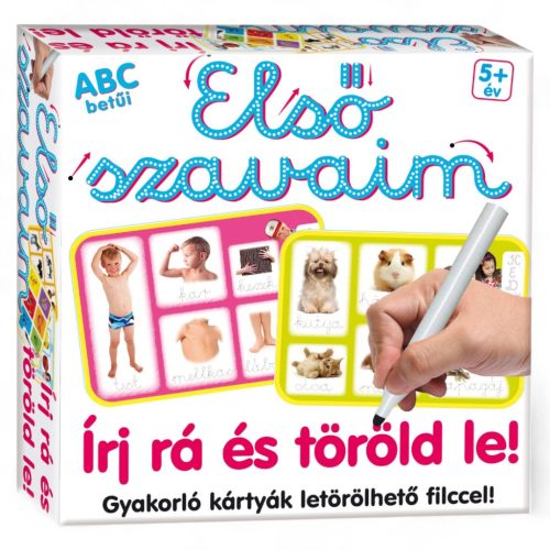 Fejlesztő kártyajáték – Írj rá és töröld le!