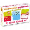 Fejlesztő kártyajáték – Írj rá és töröld le!