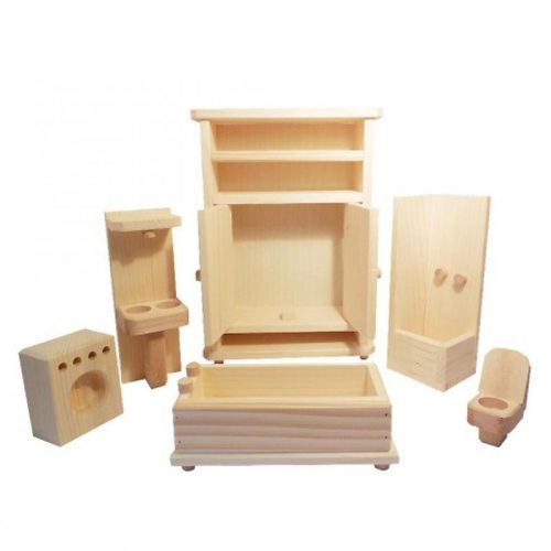 Fa játék fürdőszoba bútor