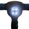 Hugo LED világítós roller, kék, 50 kg-ig