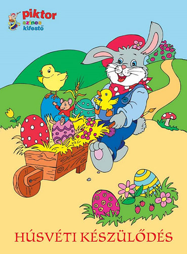 Húsvéti készülődés - Kifestő