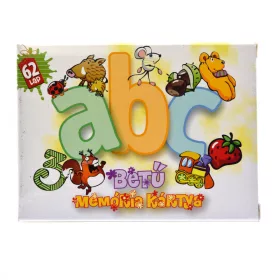 ABC betű memória kártya