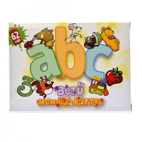 ABC betű memória kártya