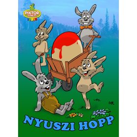 Nyuszi hopp - Kifestő