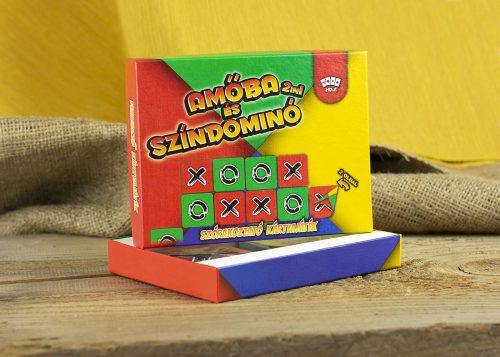 Amőba és Színdominó szórakoztató kártyajáték