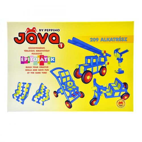 Java 1 építő készlet járműves