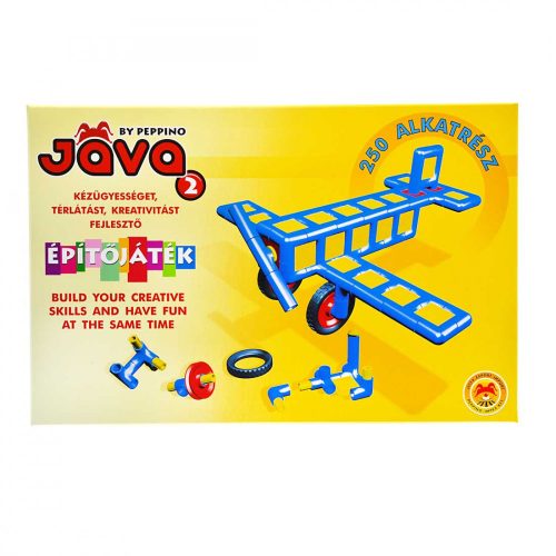 Java 2 építő készlet fedeles repülős