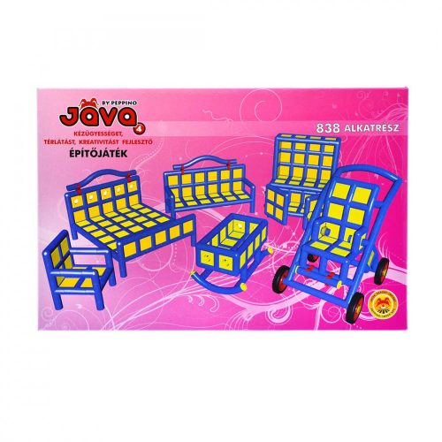 Java 4 építő készlet bútorok