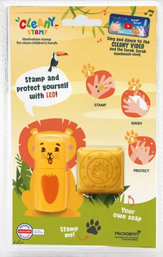 Cleany Stamp - Bélyegző szappannal, Oroszlános