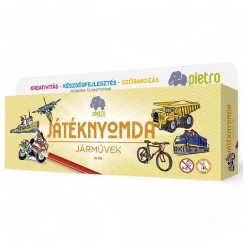 Járművek Játéknyomda - Kreativitás kéz a kézben!
