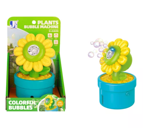 Napraforgós buborékfújó gép – Colorful Bubbles