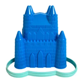 Homokozó vödör – bástyás, 4 színben (14x15 cm)