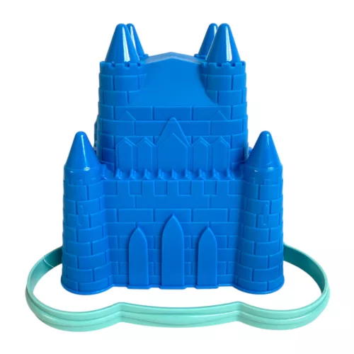 Homokozó vödör – bástyás, 4 színben (14x15 cm)