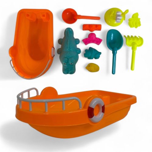 Vidám Hajós Homokozó Játék Szett – Kalandra fel a parton!