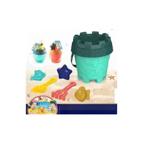   Homokozó szett – bástyás vödörrel és formákkal (14x20 cm)