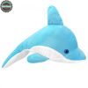 Plüss Delfin, Kék, Üvegszemű, 35 cm