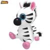 Plüss Zebra, Üvegszemű, 20 cm