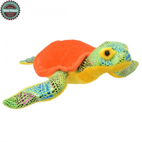 Plüss Tengeri Teknős, Üvegszemű, 30 cm