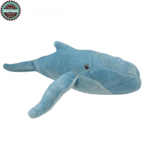 Plüss Bálna, Hosszúszárnyú, Üvegszemű, 25 cm