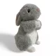 Szürke plüss nyúl – A tökéletes, puha társ! 22 cm