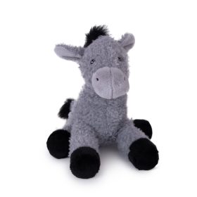 Plüss szamár – ülő, puha ölelhető figura, 20 cm