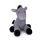Plüss szamár – ülő, puha ölelhető figura, 20 cm