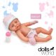 DOLLS WORLD Újszülött kislány baba (38 cm)